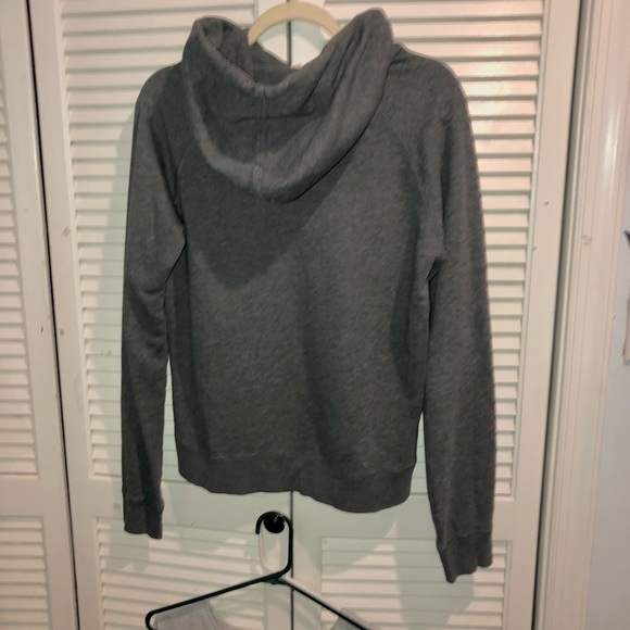 Nilke Big Swoosh Gray Vintage Hoodie Medium - Picture 5 of 10